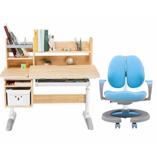 Children Furniture Sets Desk Chairs Children furniture sets kids table study desk with bookshelf Manufactory